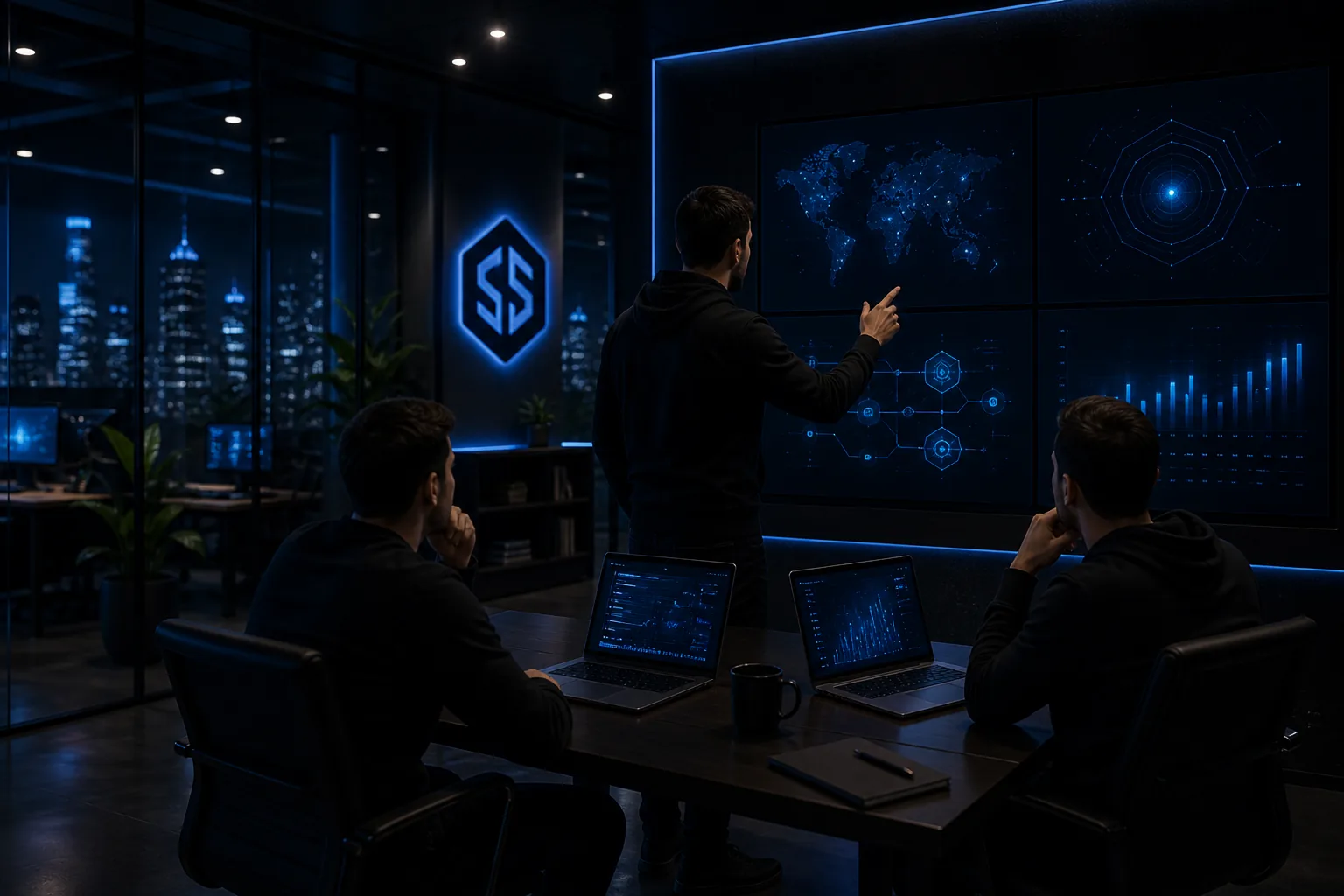 Sentinels Design Lab team and workspace